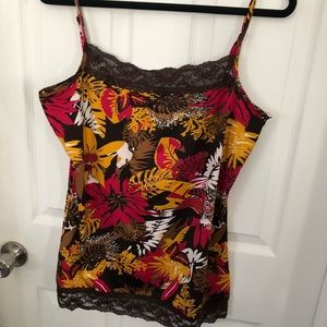 Maurice's. Flowered tank top.